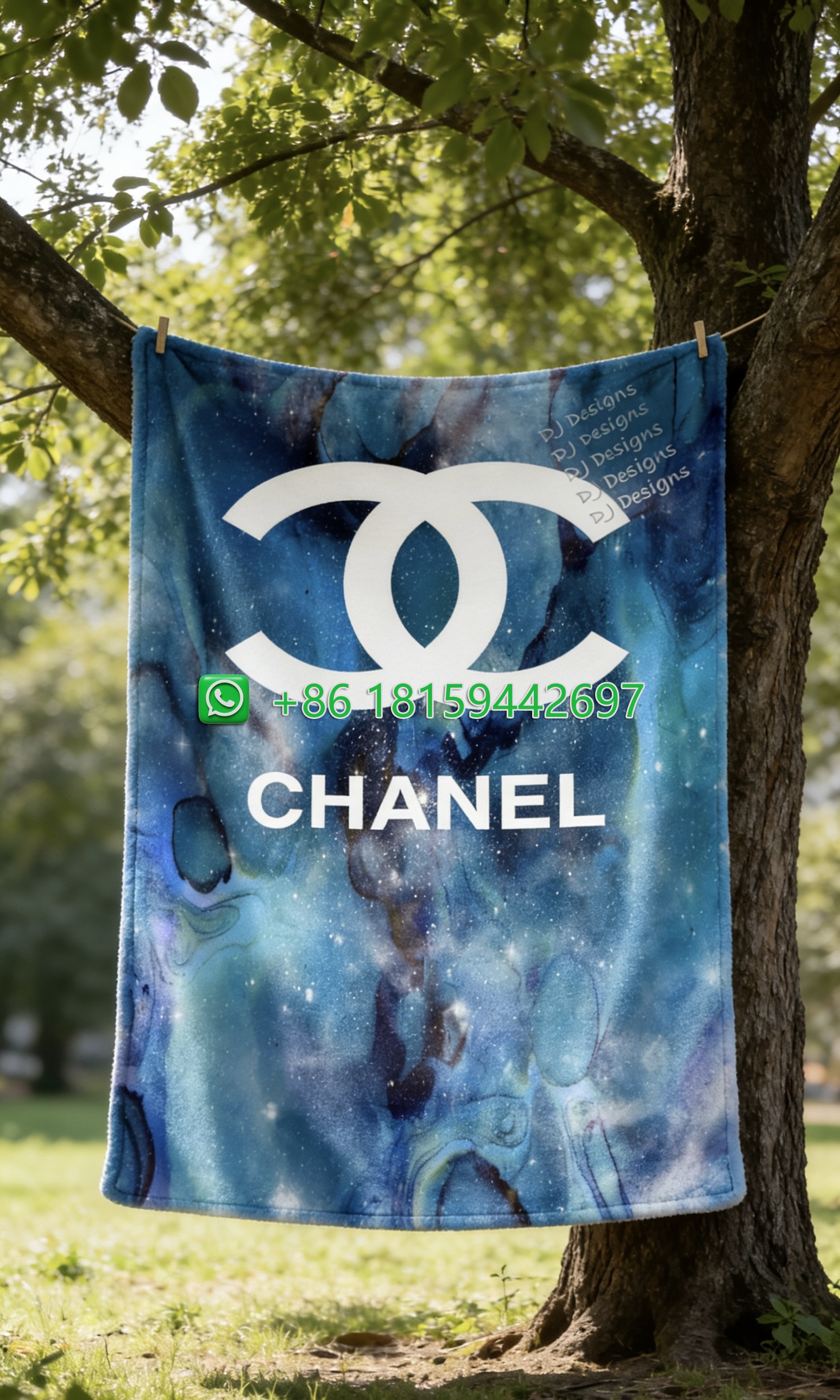 Chanel Throw Blankets
